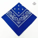 Accessoire mode Femme bleu, style bandana