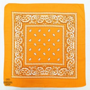 Bandana stylé pour femme en couleur orange