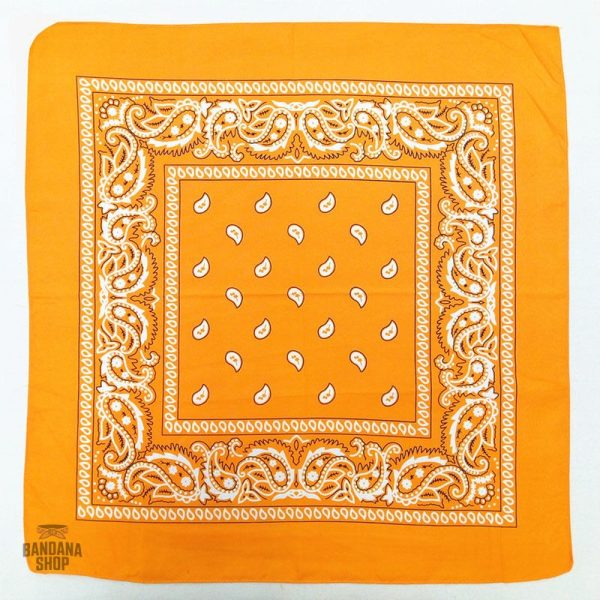 Bandana stylé pour femme en couleur orange