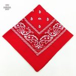 Bandana Rouge pour Femme, accessoire tendance