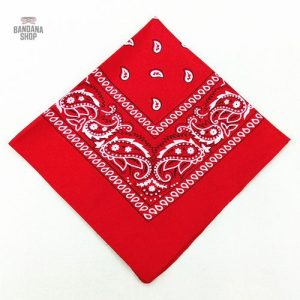 Bandana Rouge pour Femme, accessoire tendance