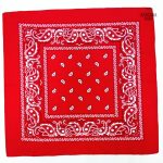Accessoire mode Femme, bandana rouge élégant