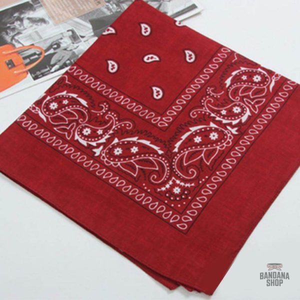 bandana-femme-rouge-sang-cheveux-coiffure-1 Bandana Femme Rouge sang
