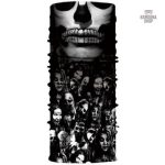 Bandana élastique femme design zombie de