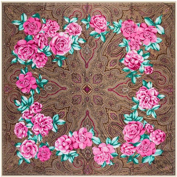 Bandana Design Fleurs Blanches