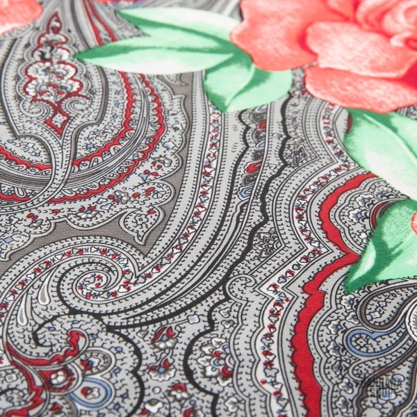Style unique Bandana Fleurs Blanches
