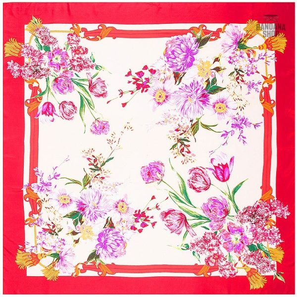 Bandana design avec motifs floraux élégants