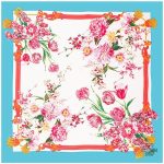 Accessoire mode bandana à fleurs vibrantes
