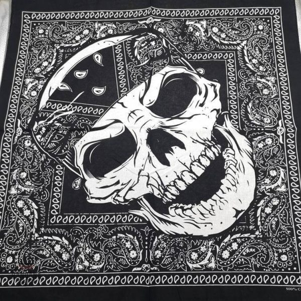 bandana-gang-tete-de-mort-1 Bandana Gang Tête de Mort pour homme