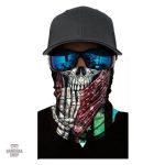 Accessoire tendance avec motif tête de mort en bandana