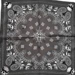 Accessoire de mode sombre, bandana homme gothique unique