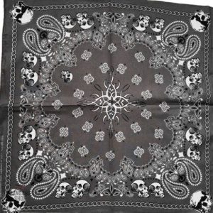 Accessoire de mode sombre, bandana homme gothique unique