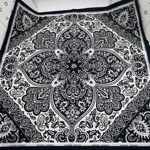 Bandana noir pour homme