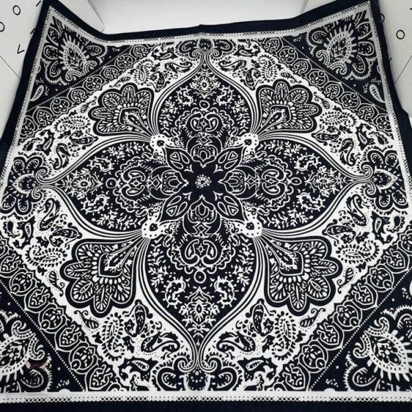 Bandana noir pour homme