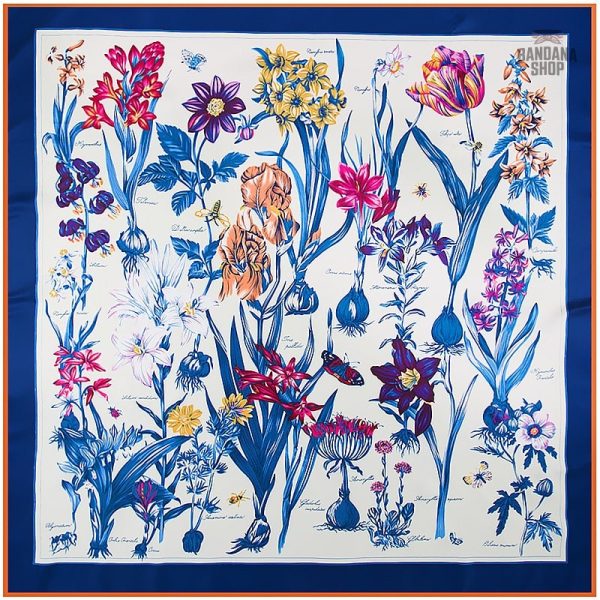 Bandana floral, parfait pour un look tendance