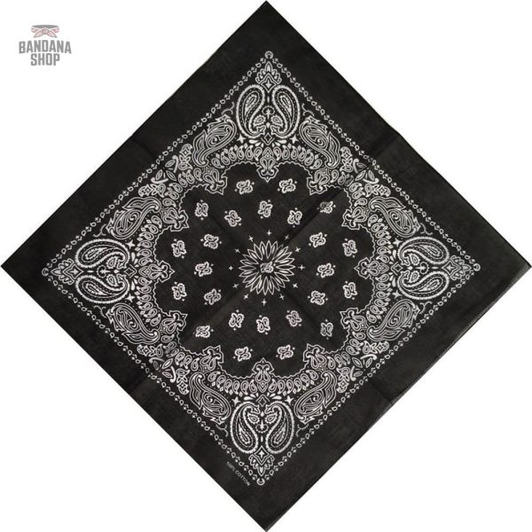 bandana-imprime-noir-1 Bandana Imprimé Noir pour homme de