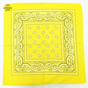 Bandana homme en couleur jaune vive