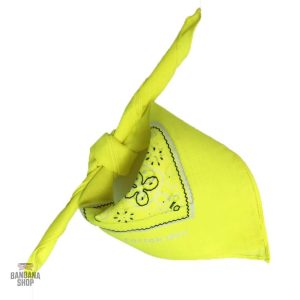 bandana jaune fluo 2
