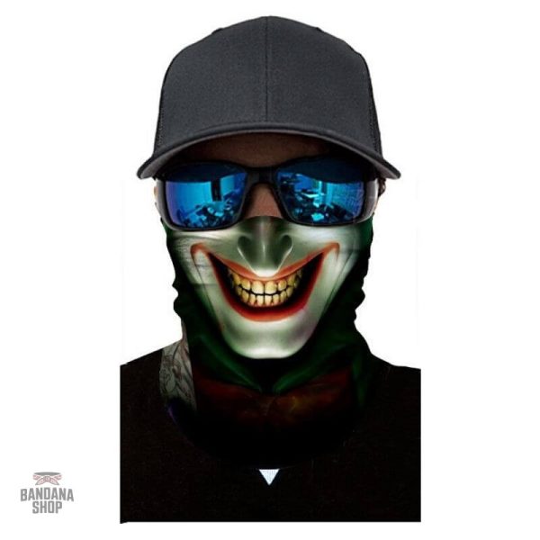 Accessoire mode Bandana Joker avec motif de cartes