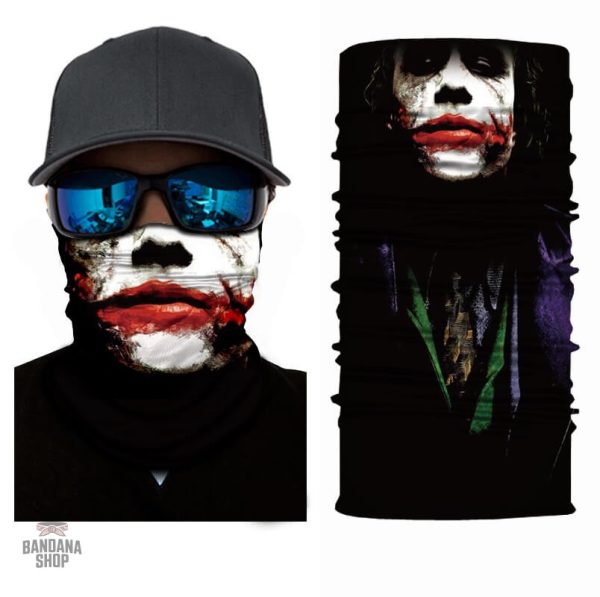 Bandana avec motif Joker pour tous les jours