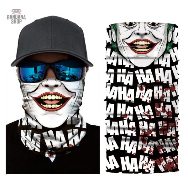 Bandana coloré avec design Joker pour une touche originale