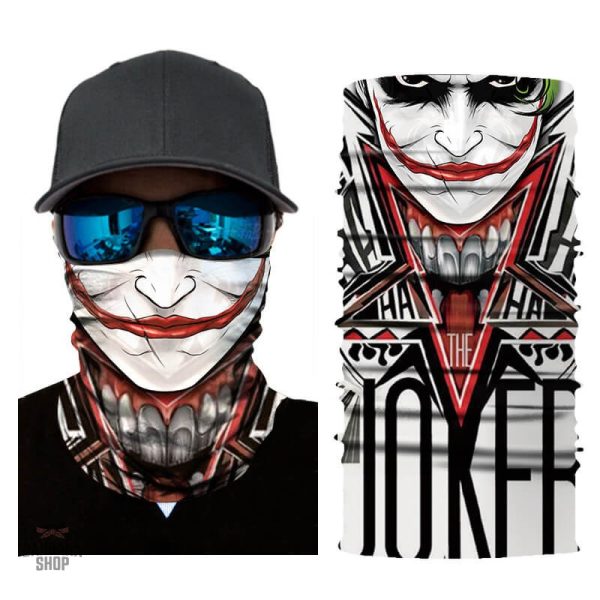 Bandana élastique avec motif Joker Smoking