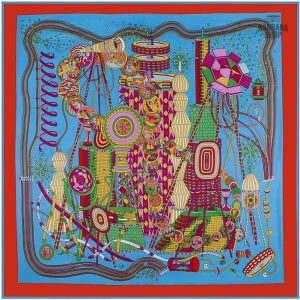 Bandana design moderne avec motifs inspirés de la science