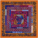 Bandana design avec motifs labyrinthiques floraux