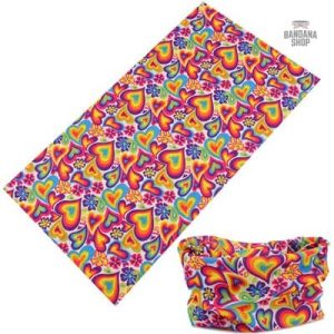 Bandana élastique LGBT coloré de