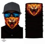 Bandana tendance avec design de lion flamboyant