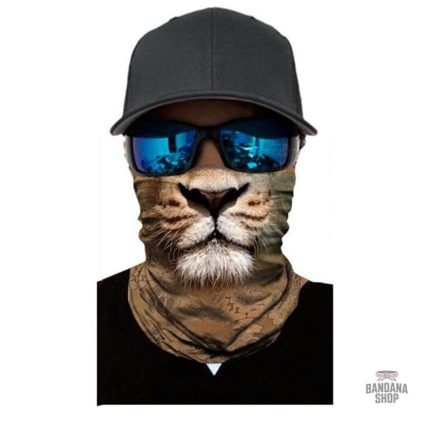Accessoire tendance Lion Museau en version élastique