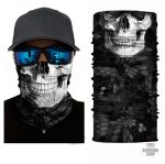 Bandana élastique avec motif tête de mort