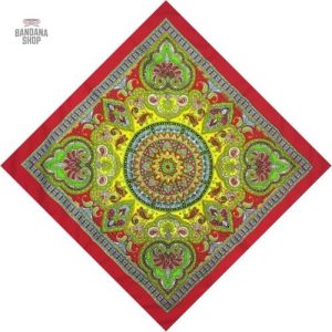 Bandana Indien Rouge pour homme