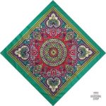 Bandana Indien Vert pour Homme