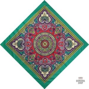 Bandana Indien Vert pour Homme