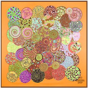 Bandana motifs spiralés design