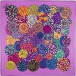 Bandana avec motifs en spirale colorés et modernes