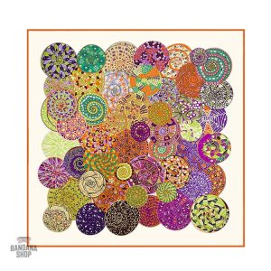 Accessoire mode bandana motifs spiralés pour toutes occasions