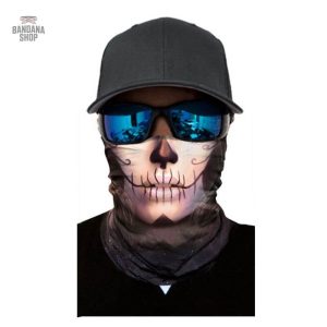 Accessoire de motard féminin, bandana élastique