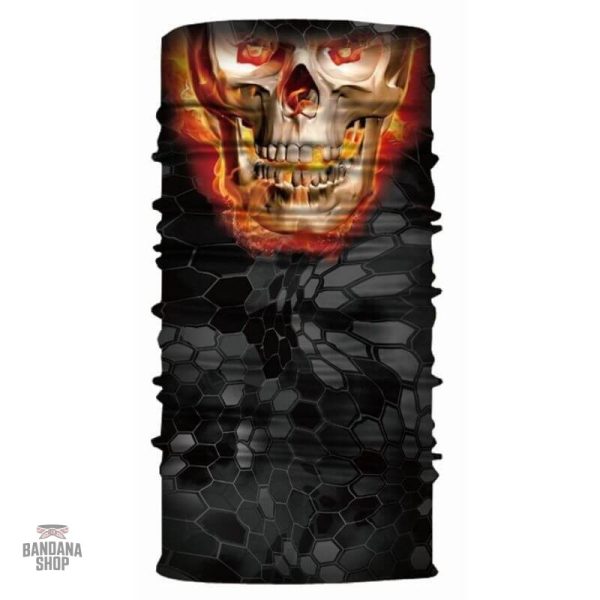 Bandana Moto Tête de mort élastique de