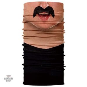 Bandana élastique moustache de