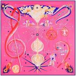 Élégant bandana musical pour un style distinctif