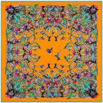 Bandana élégant avec motif d'oiseaux en vol
