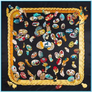 Bandana Œuf de Pâques design coloré