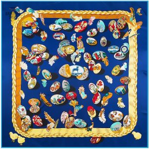 Accessoire tendance Œuf de Pâques bandana