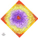 Bandana Mauve Onde pour Homme