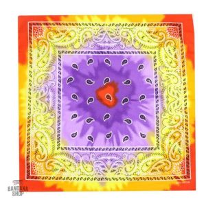 bandana onde mauve 2