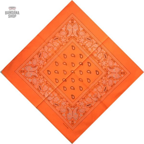 bandana-orange-fluo-1 Bandana Orange Fluo pour homme