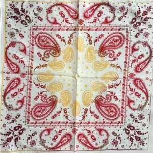 Accessoire mode homme - Bandana Paisley Indien,