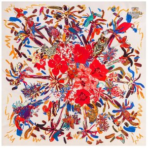 Bandana artistique avec motifs animaux